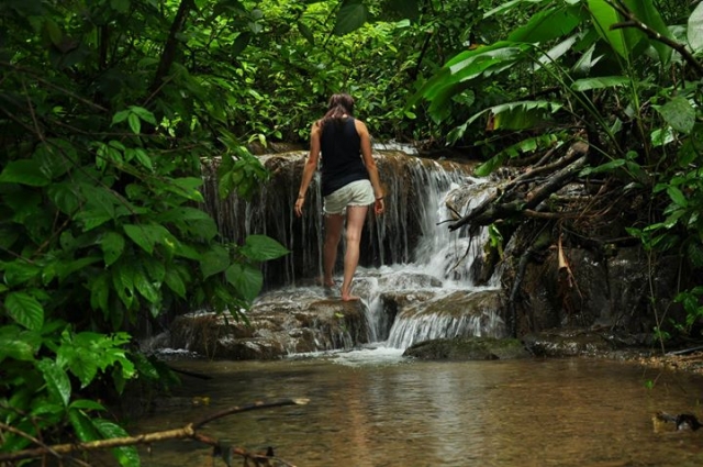 senderismo entre agua
